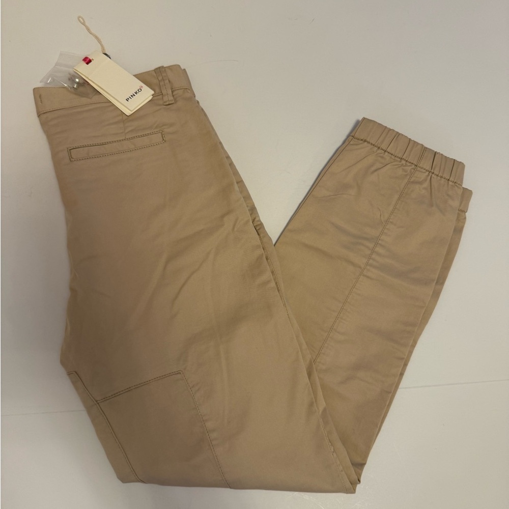 Pinko Kids Girl Pants Size M Color Beige